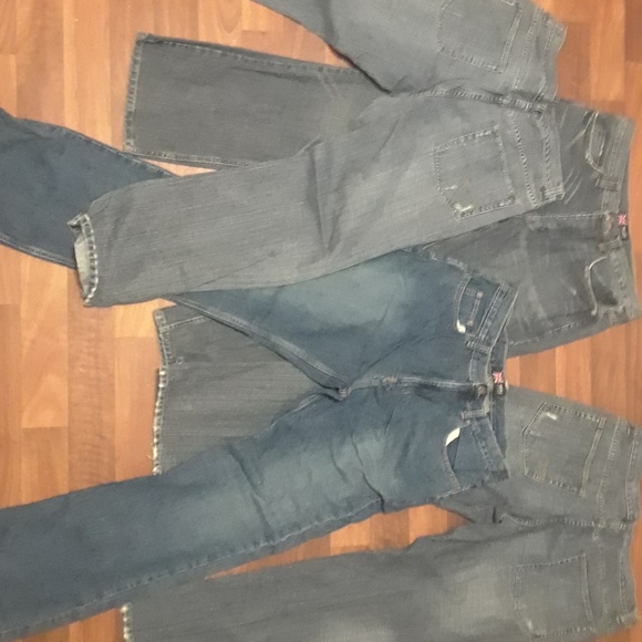 4 pair, British jeans relaxed boot 34 × 32 new - Picture 3 of 4